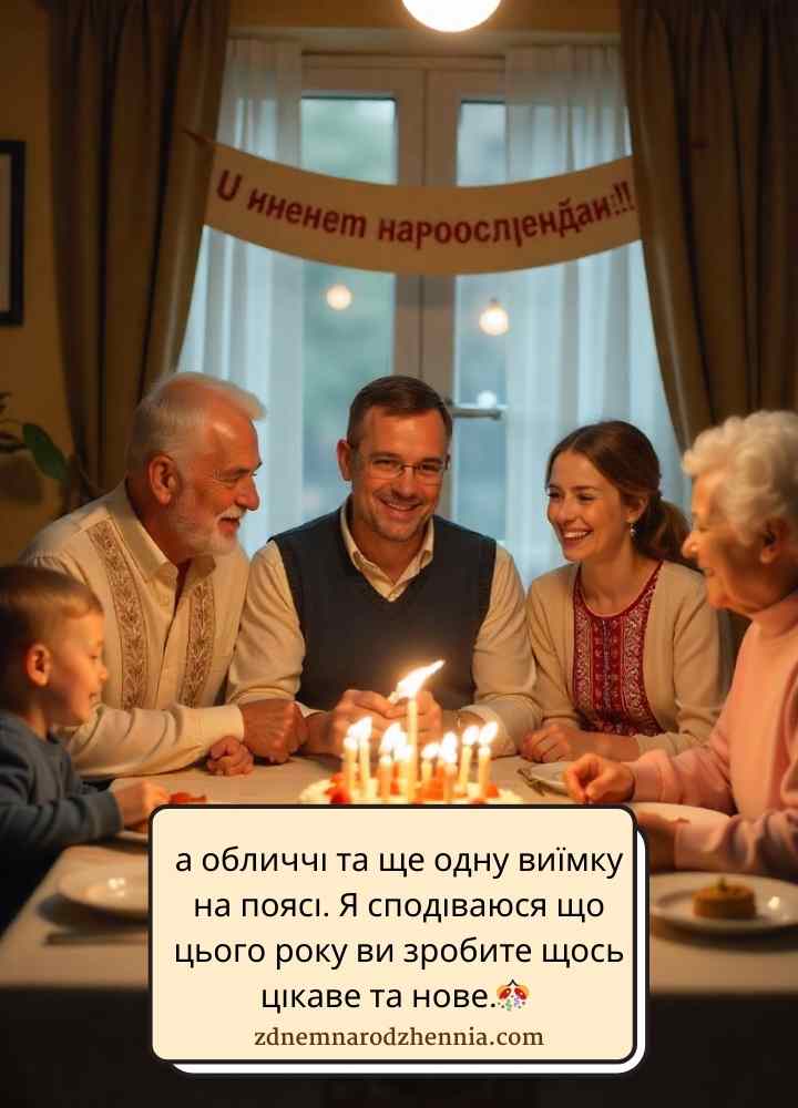 Привітання з Днем Народження Чоловіку